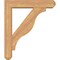 Ekena Millwork Funston Craftsman Smooth Bracket w/ Offset Brace, Western Red Cedar, 5 1/2"W x 24"D x 28"H BKT0604X24X28FST04SWR - alternate 4